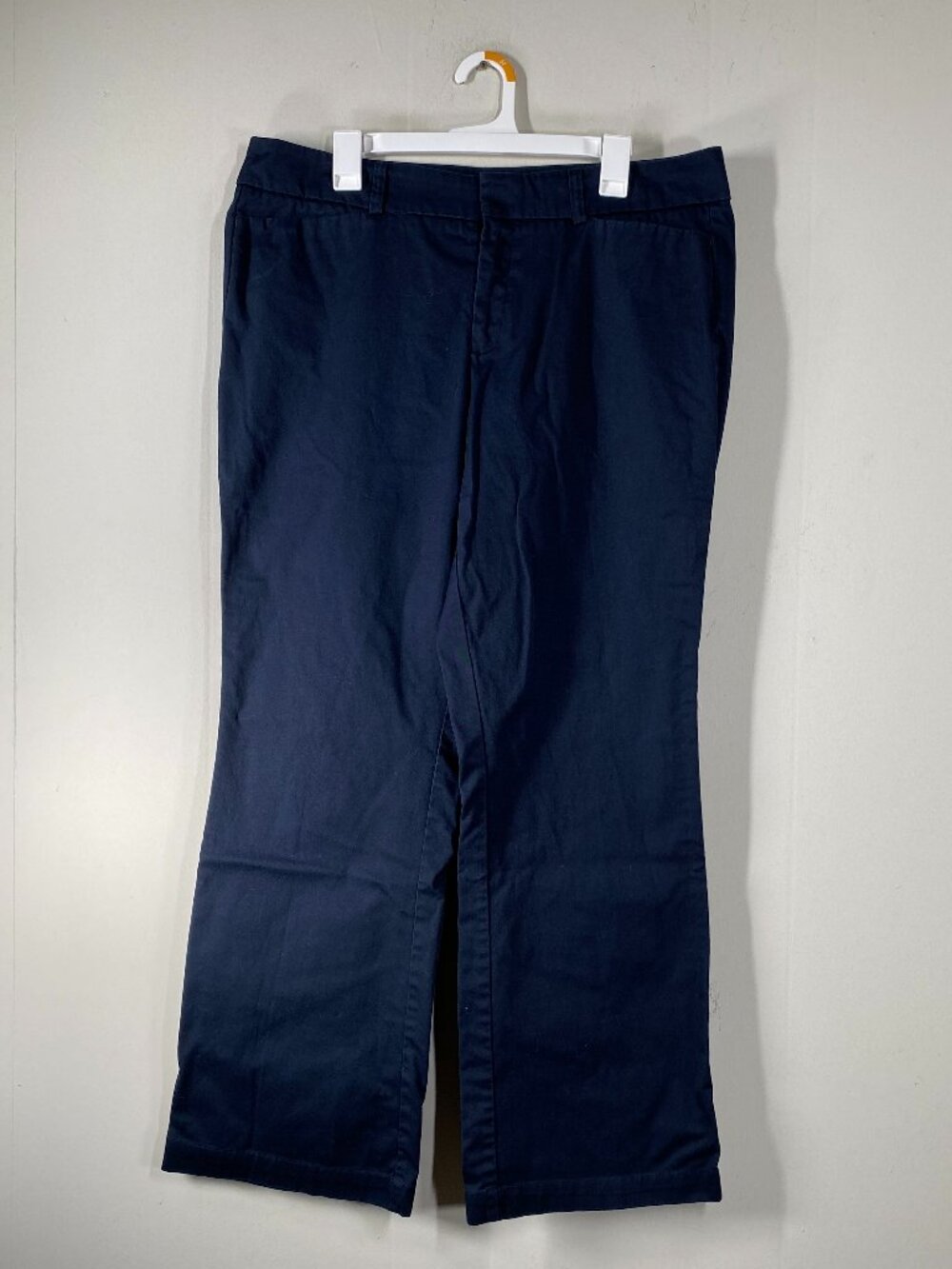 Dockers Curvy Chino Pants Women's 16 Mid Rise Blue Casual